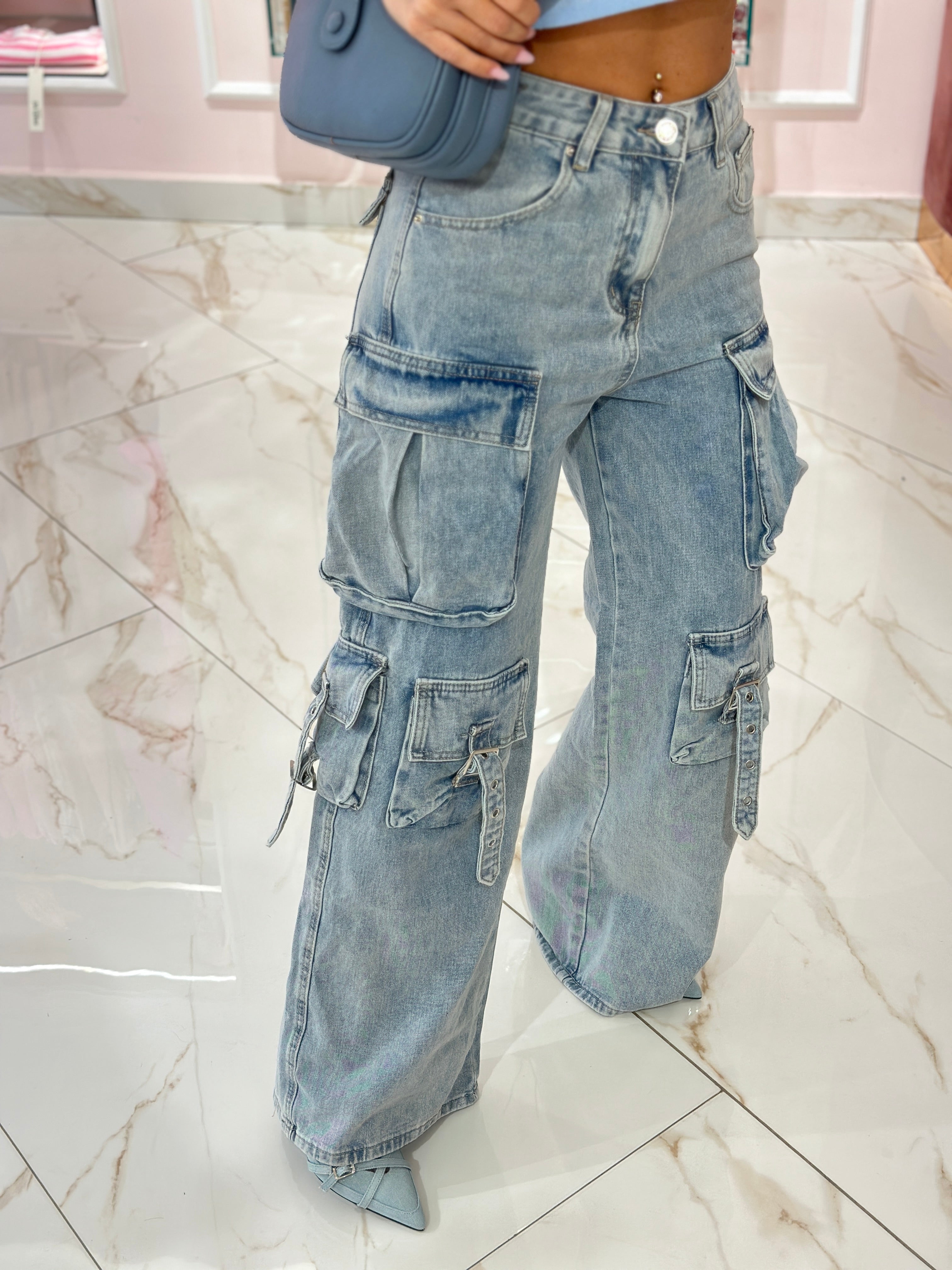 Jeans Cargo Multipocket