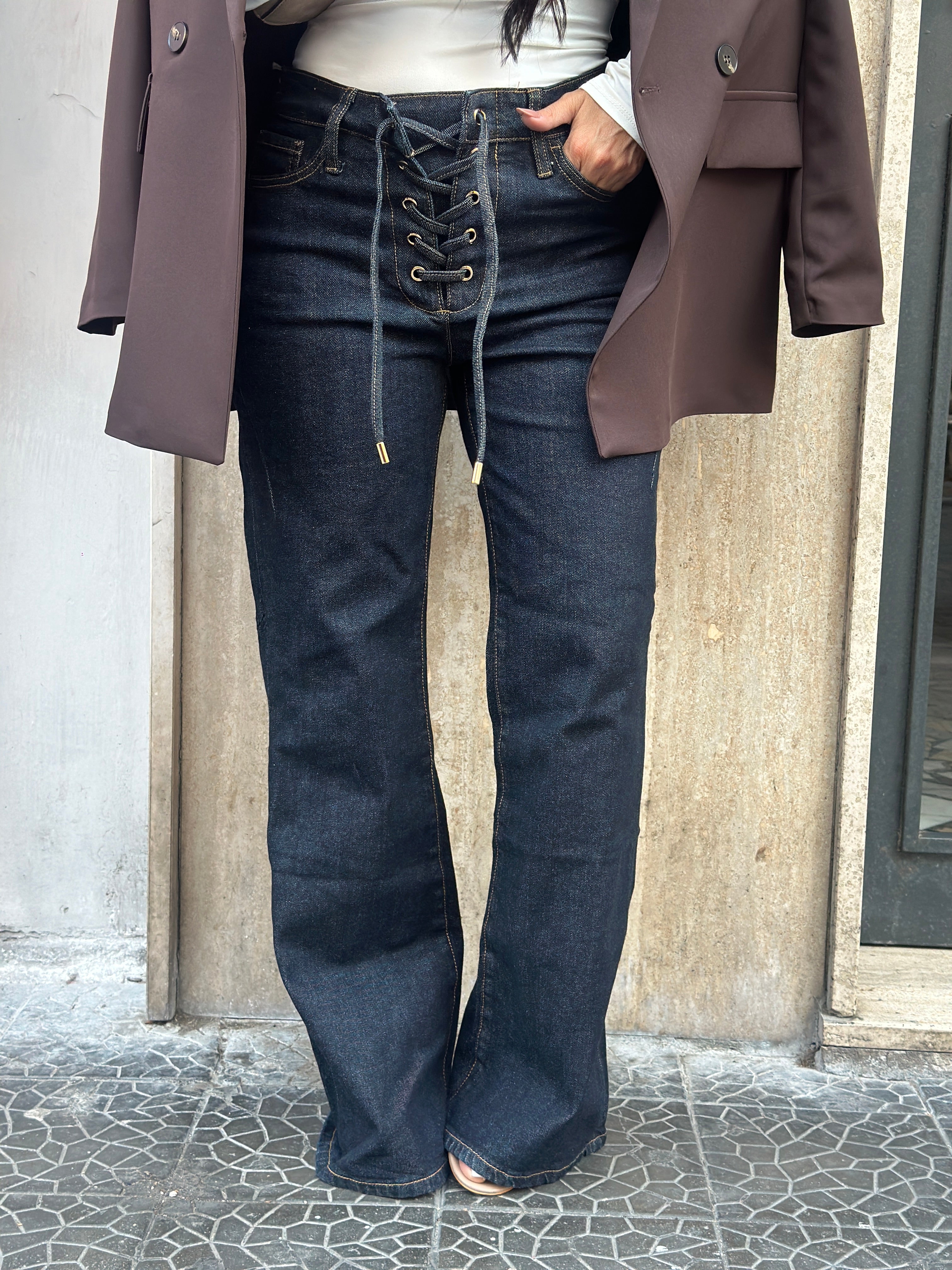 Jeans Stringhe