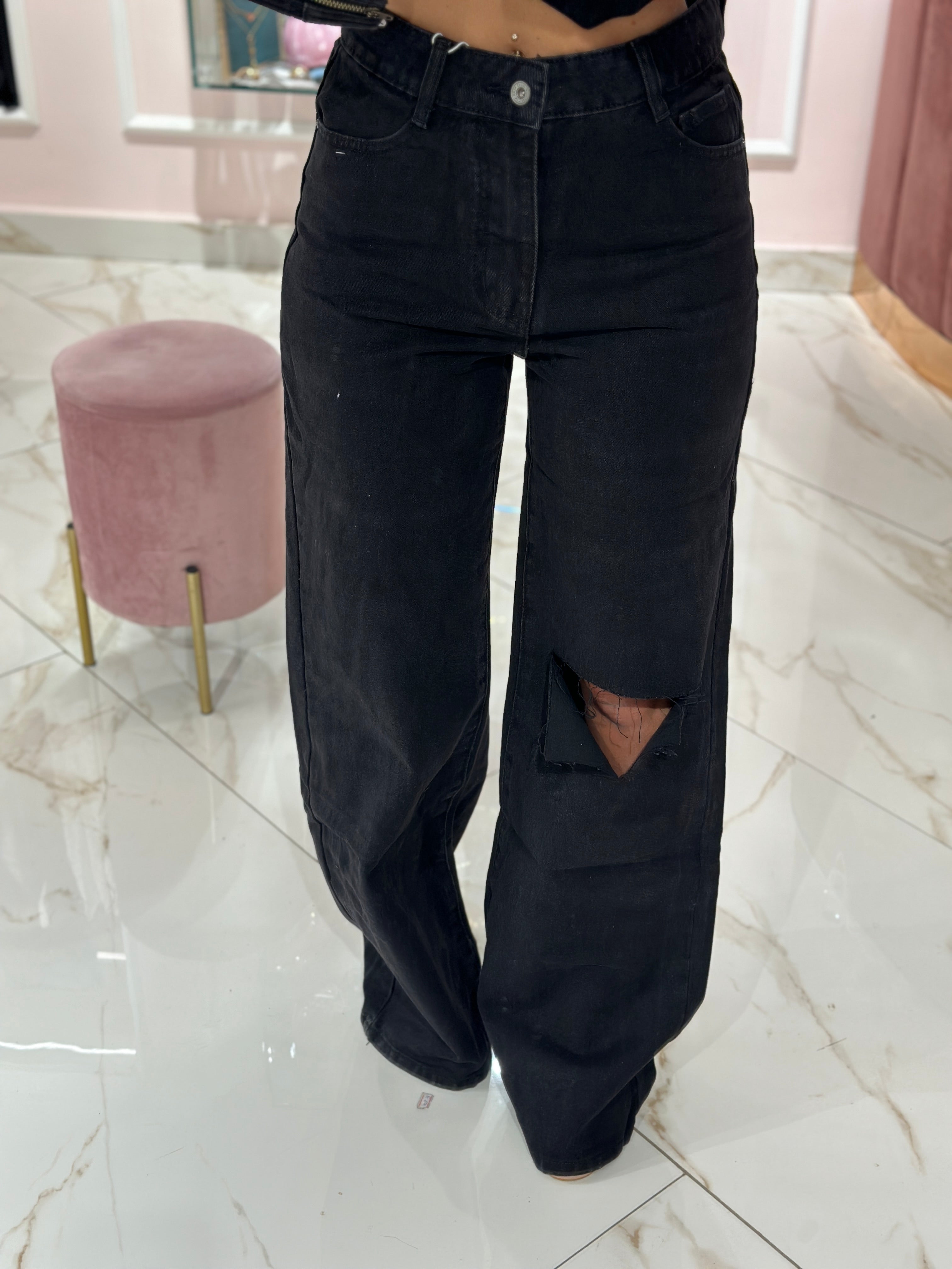 Jeans Palazzo Nero