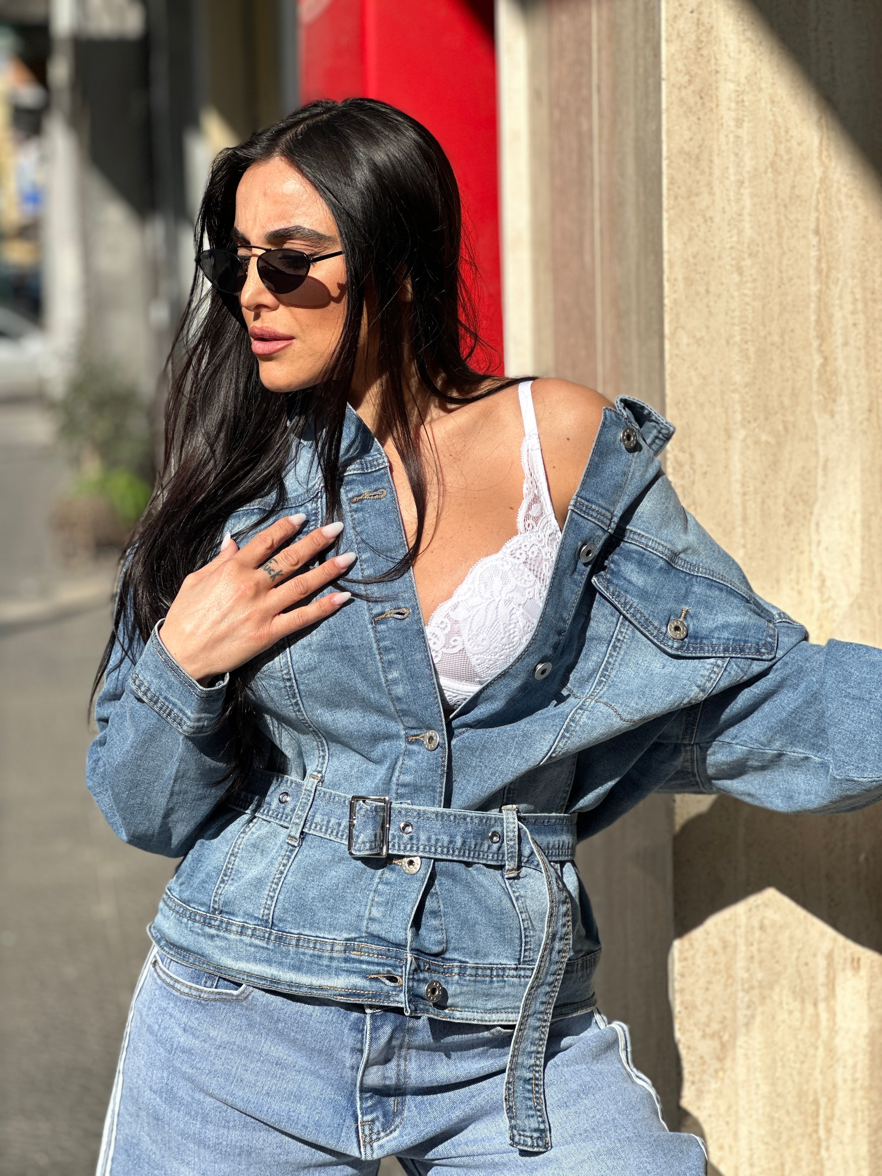 Giacca Jeans Over