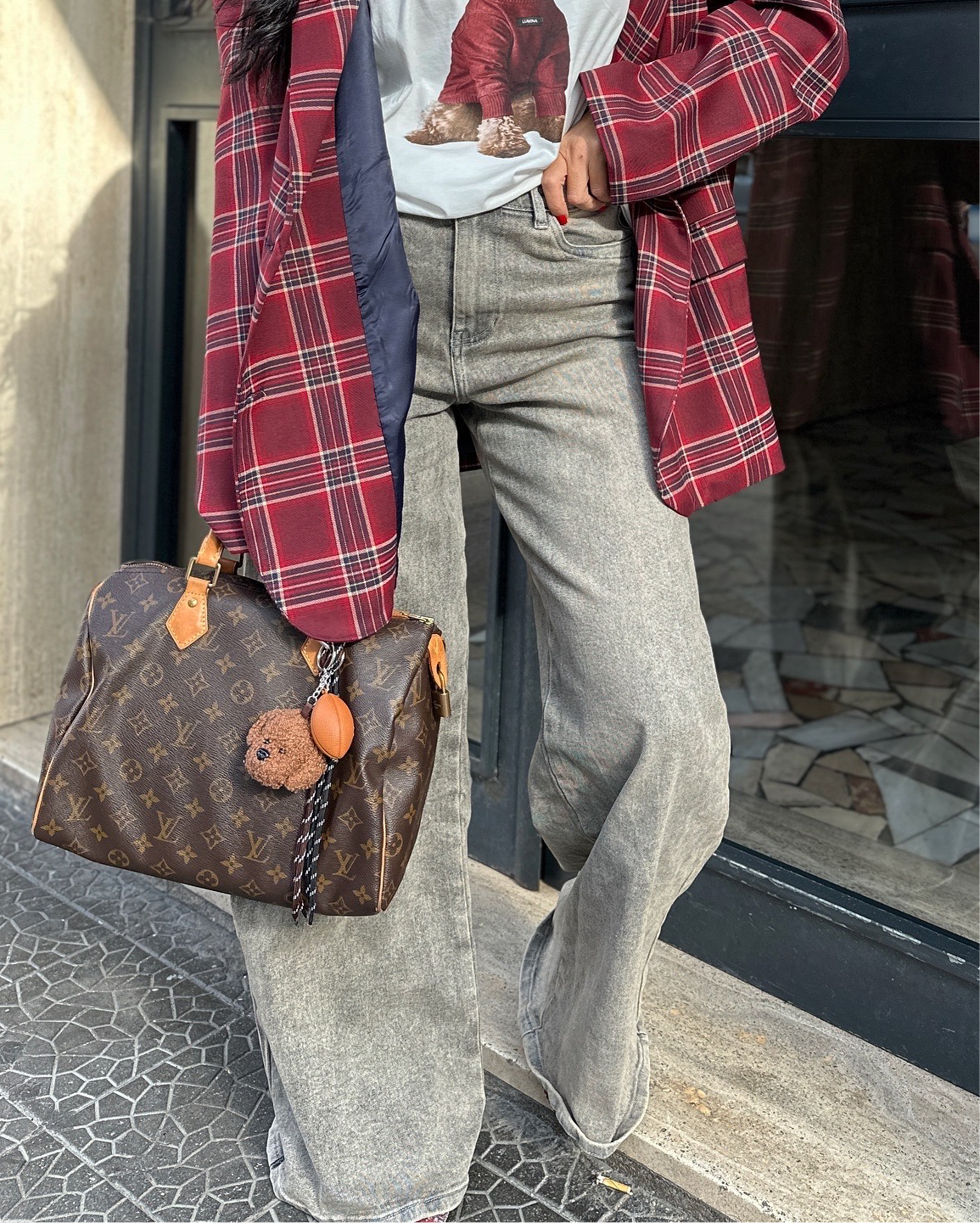 Jeans Palazzo Sabbiato