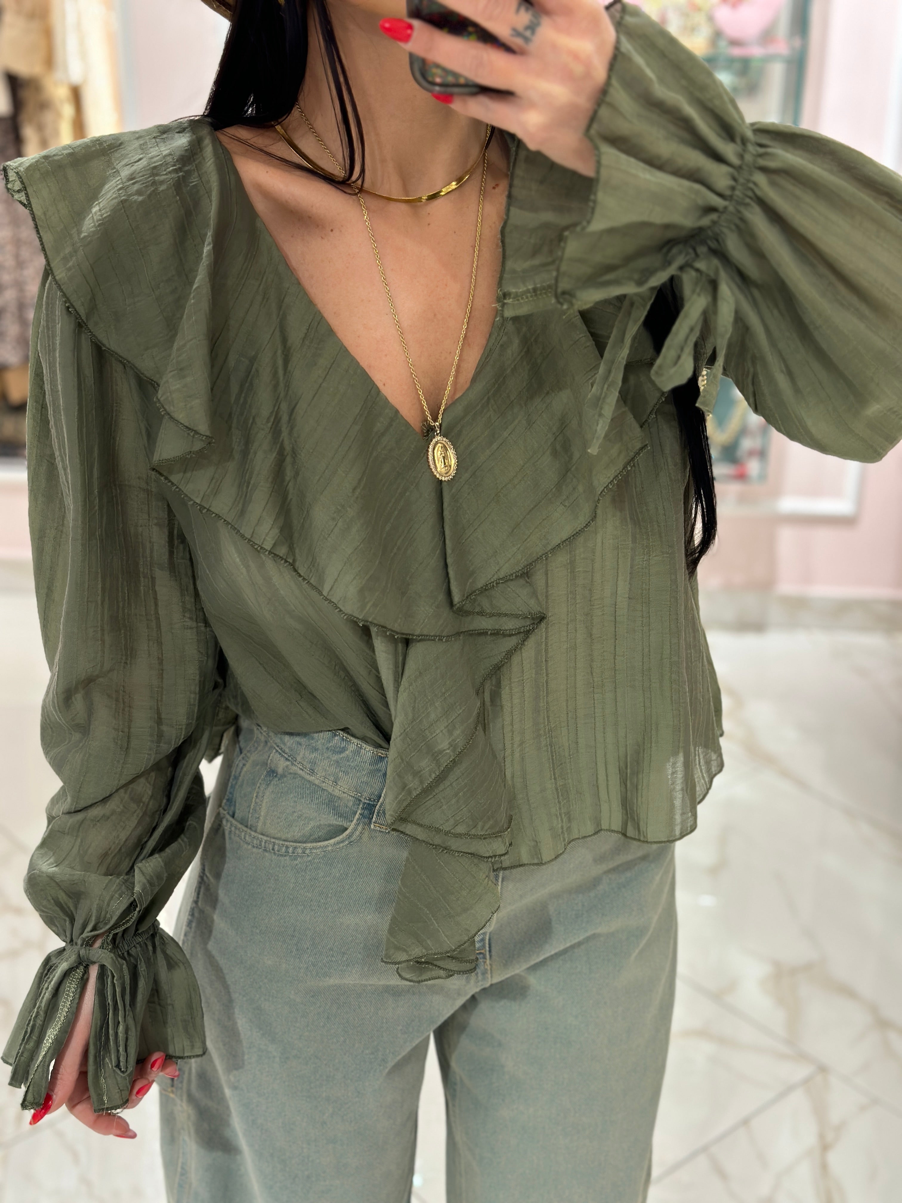 Camicia Volant