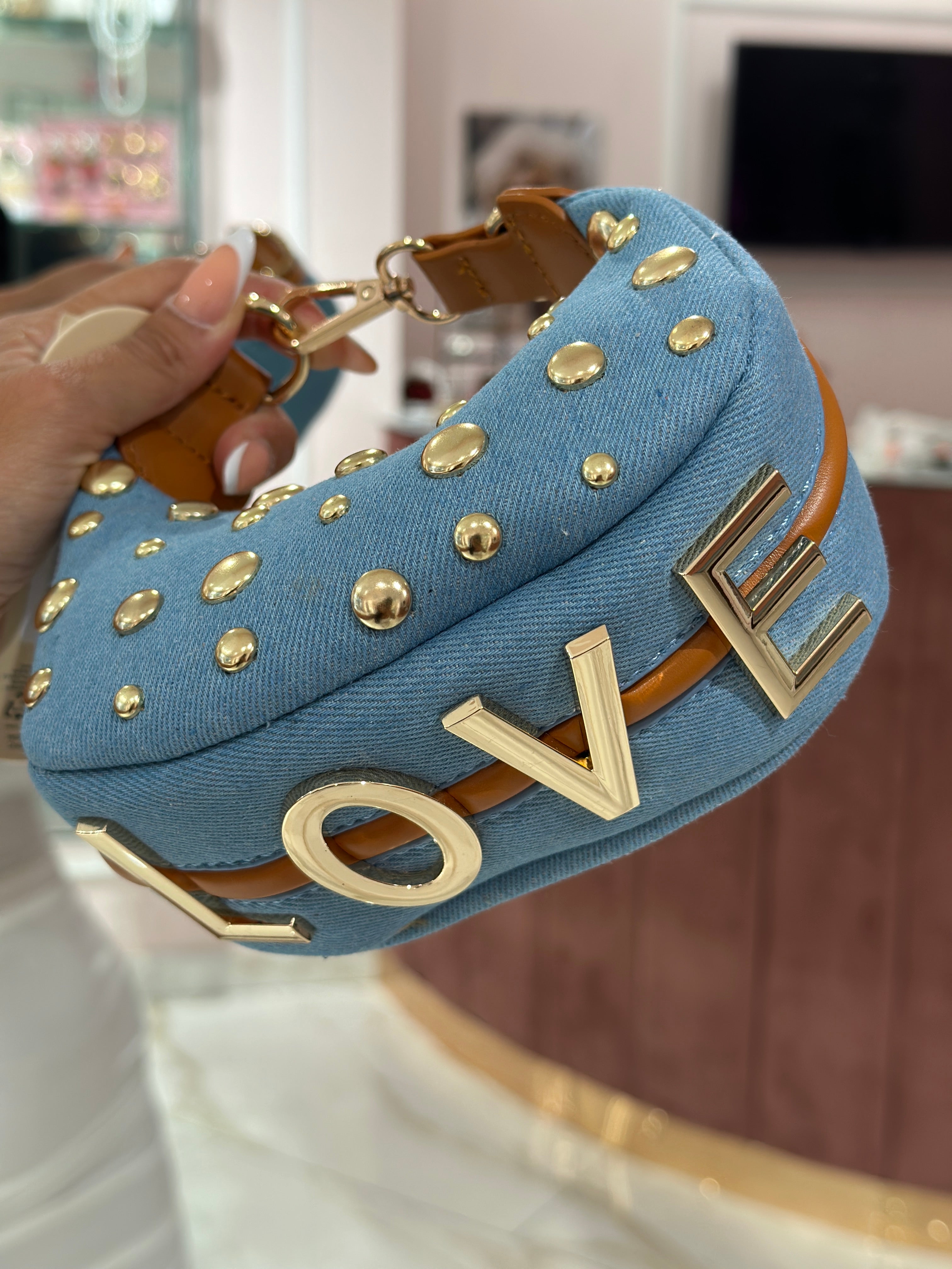 Borsetta Denim Love