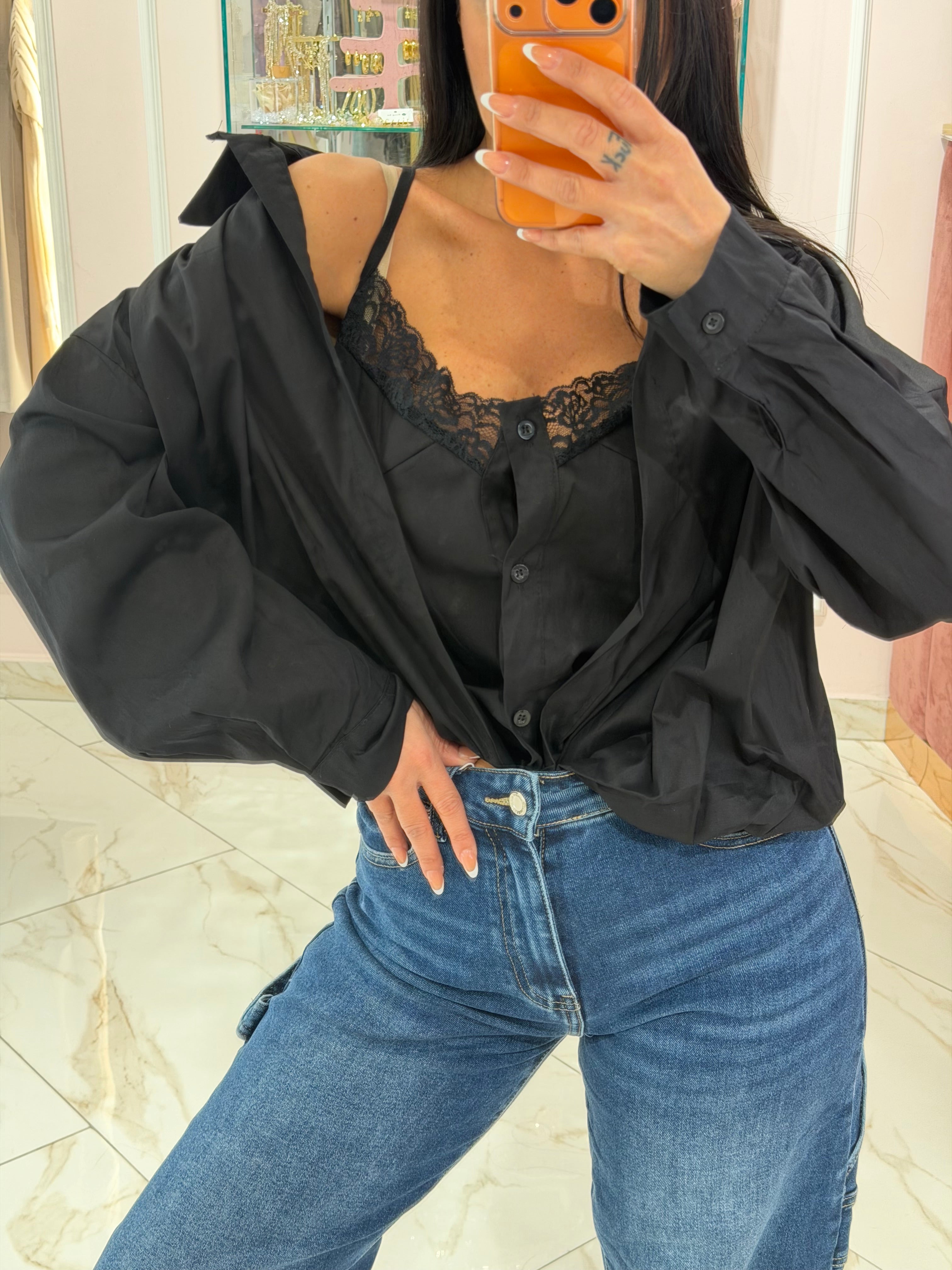 Camicia Greta Effetto Top