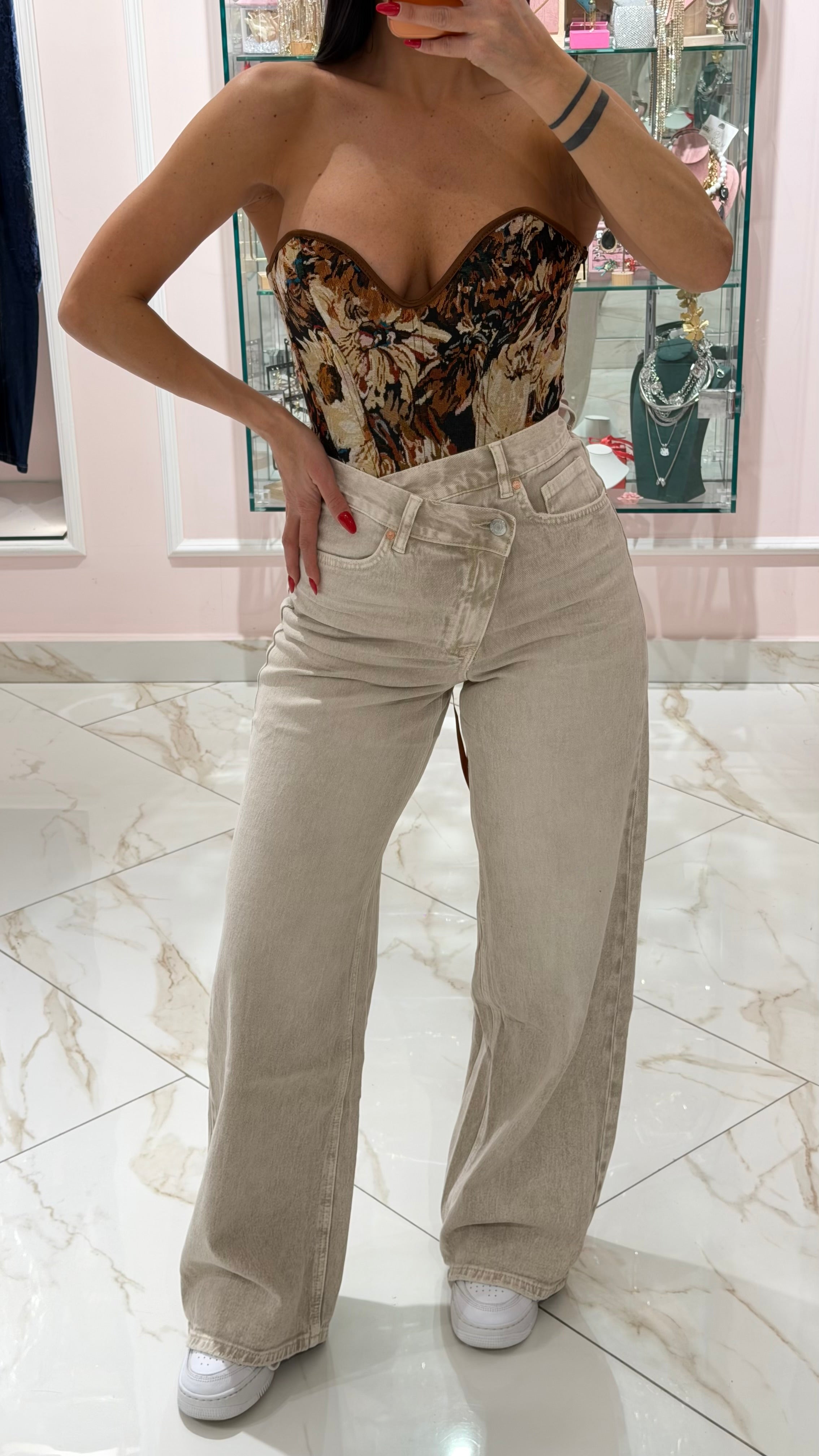 Jeans Bustino Incrocio