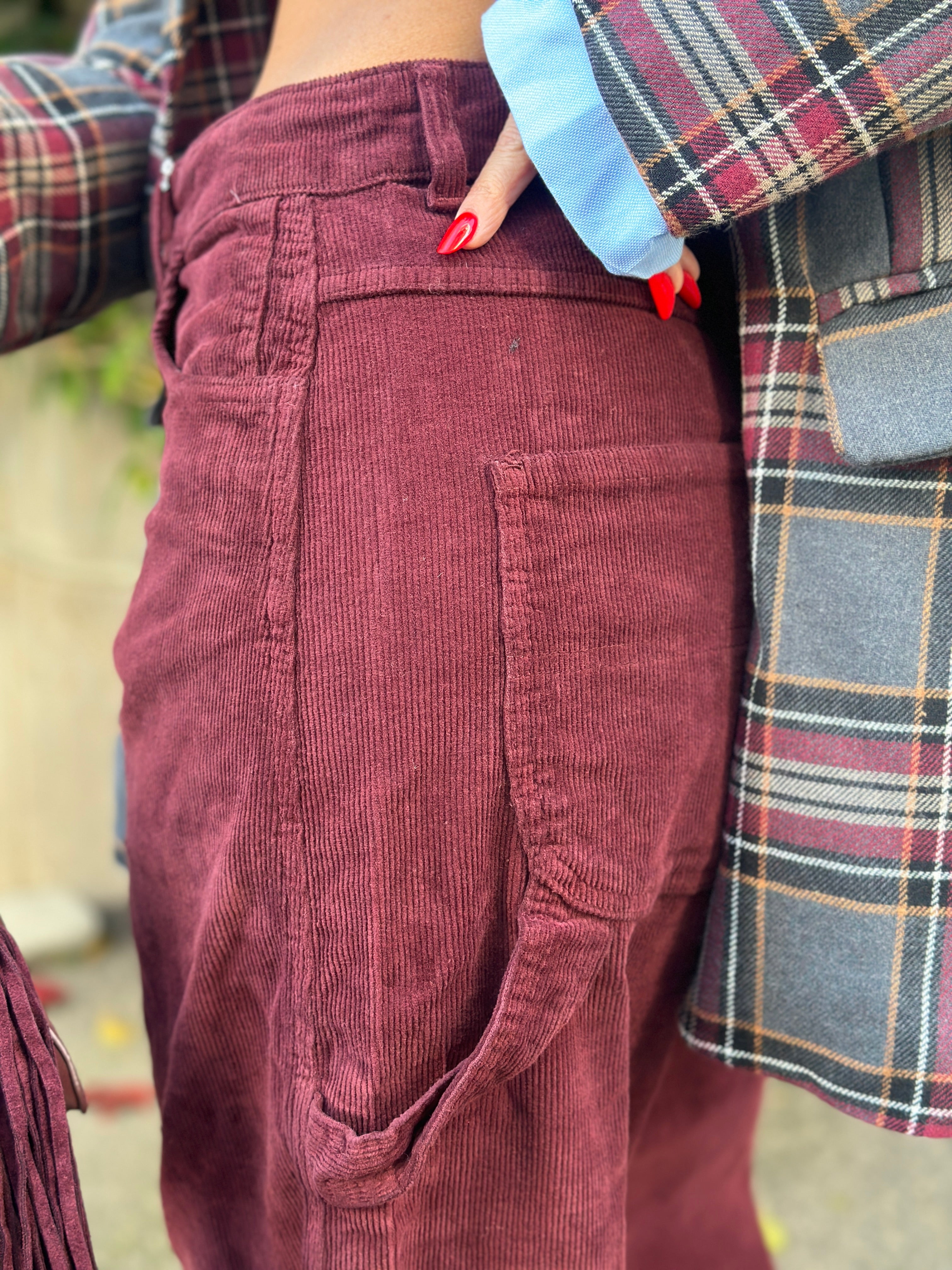 Jeans Balloon Costine Velluto