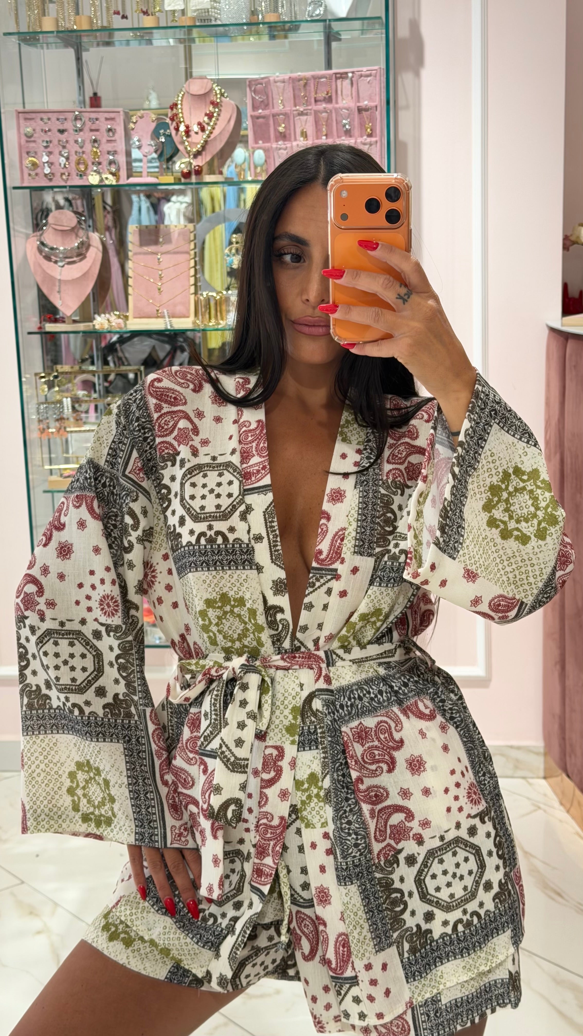 Coordinato Isla Kimono+pantaloncino