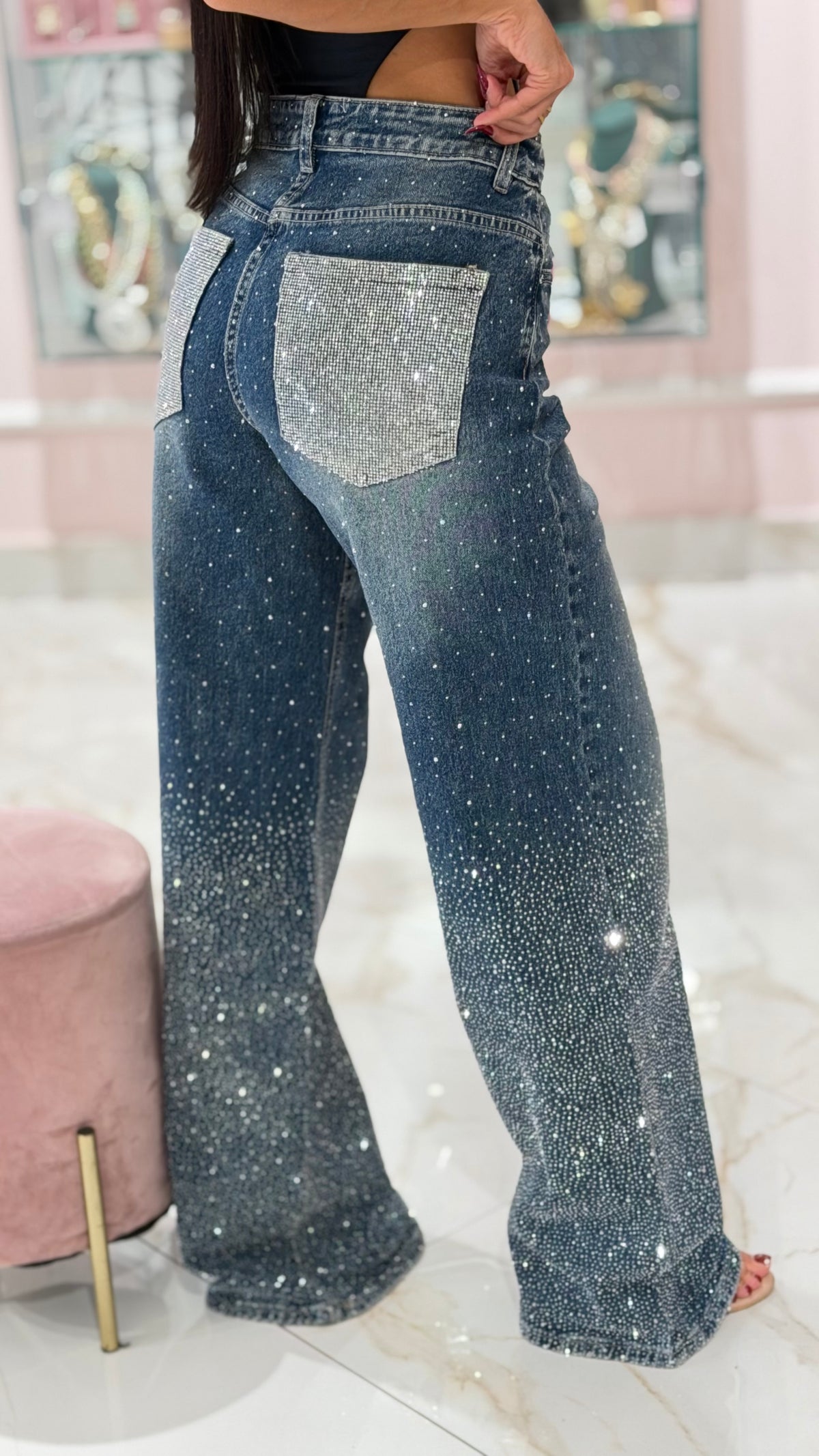 Jeans Strass Eclipse
