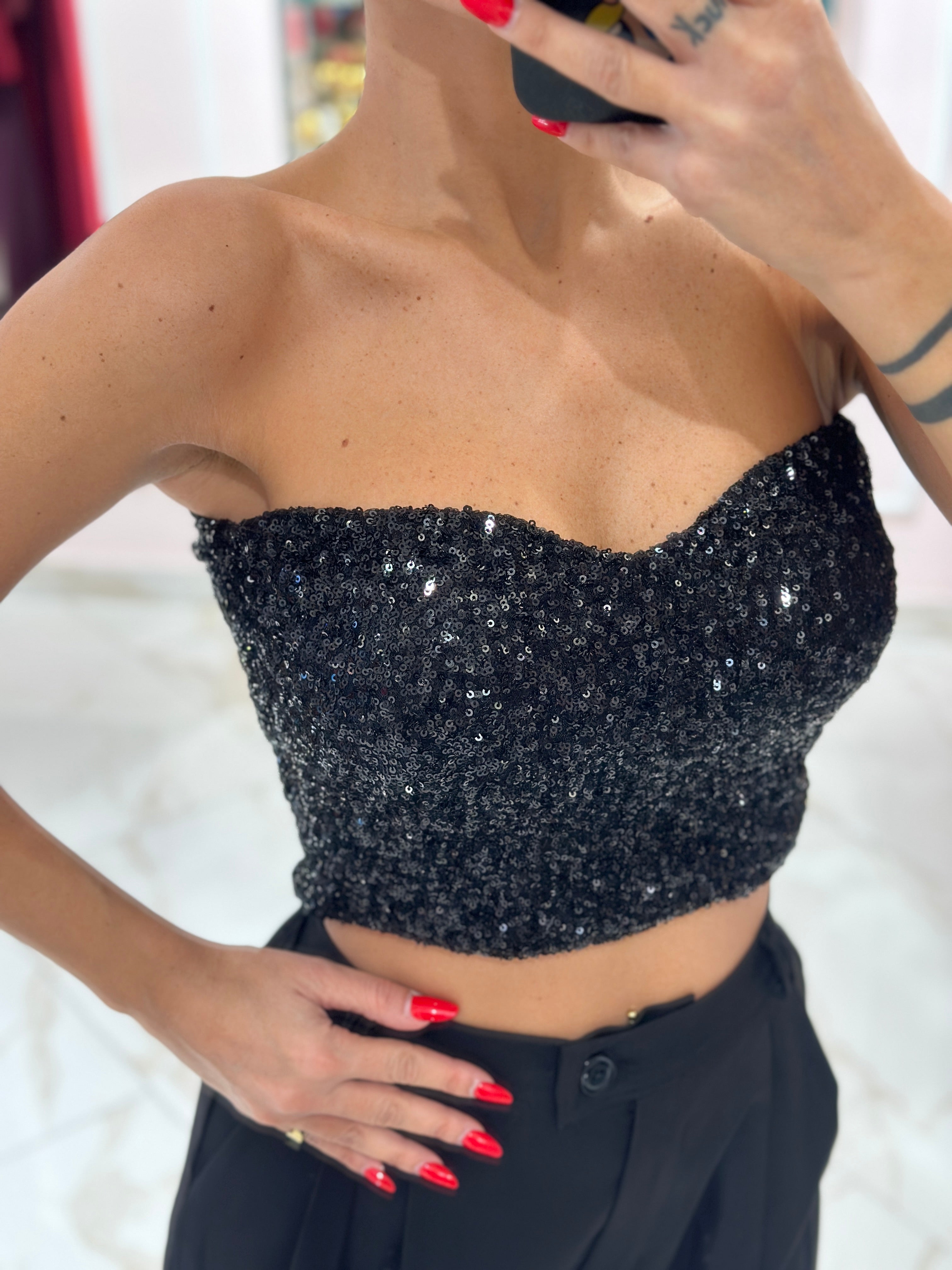 Top Paillettes
