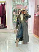 Trench Ecopelle Con Pelliccia