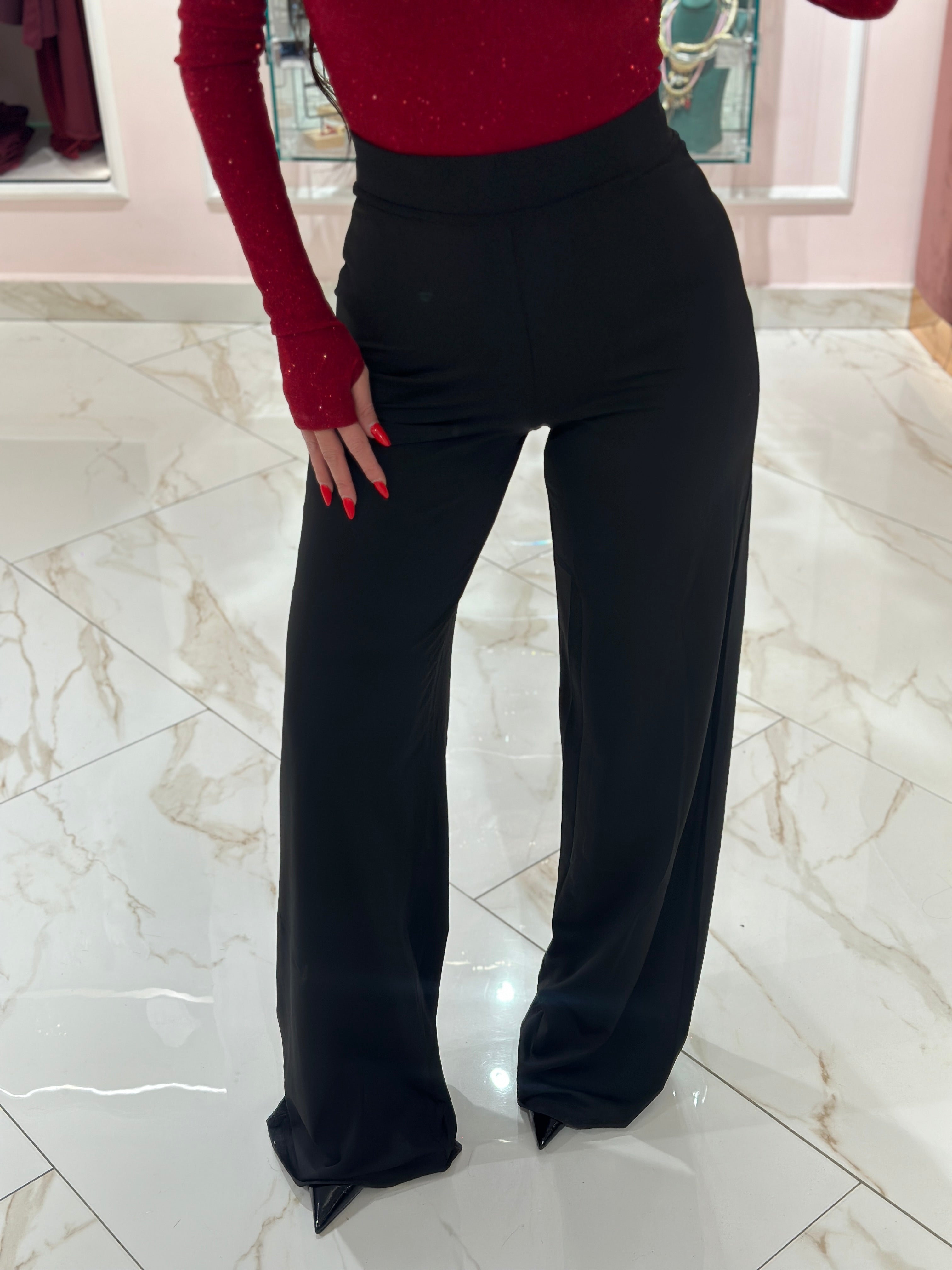 Pantalone Licra Palazzo