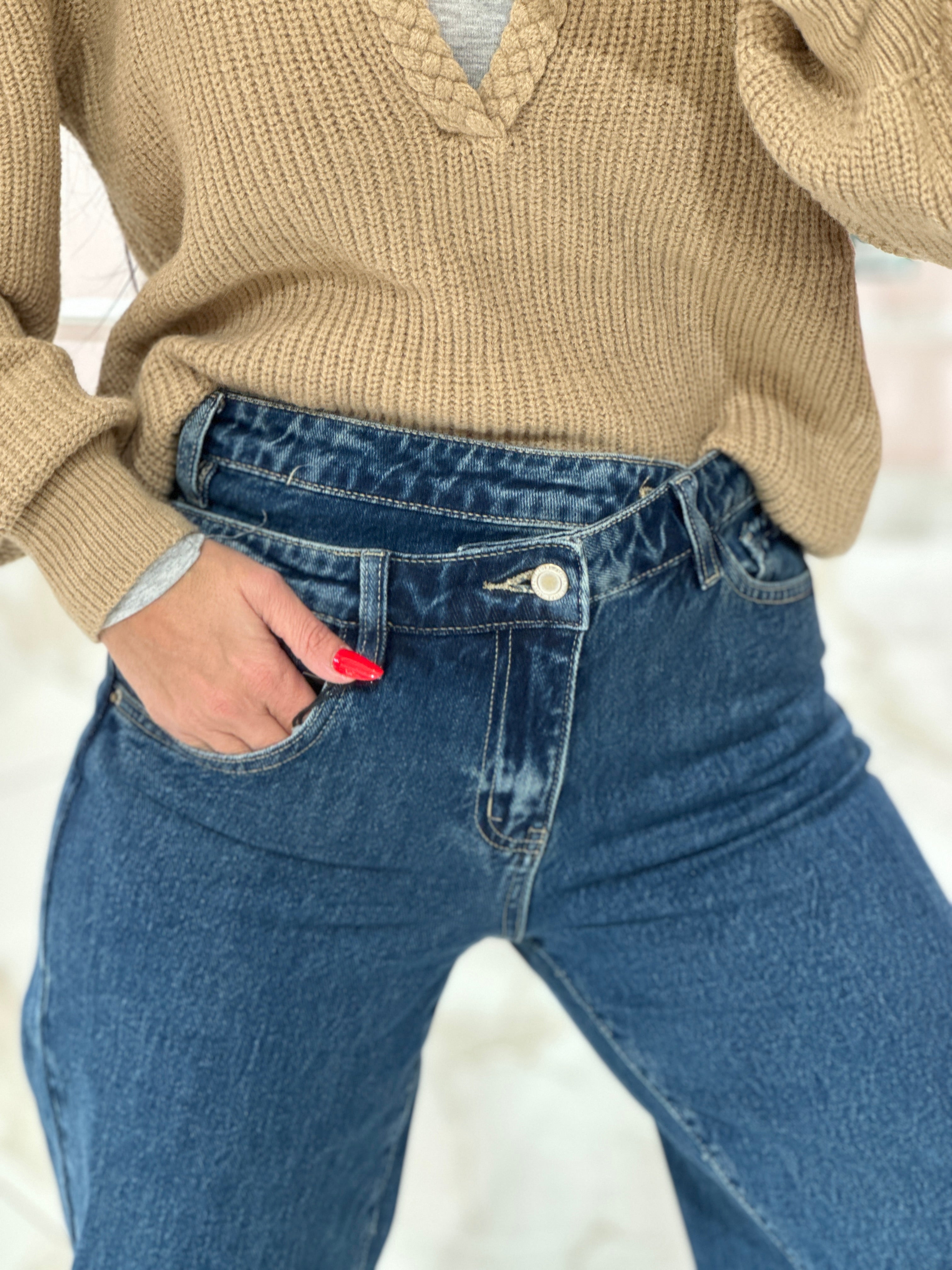 Jeans Bustino Incrocio Elastic