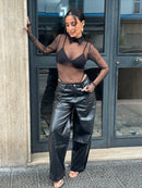 Pantalone Balloon Ecopelle