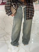 Jeans Palazzo Laccio