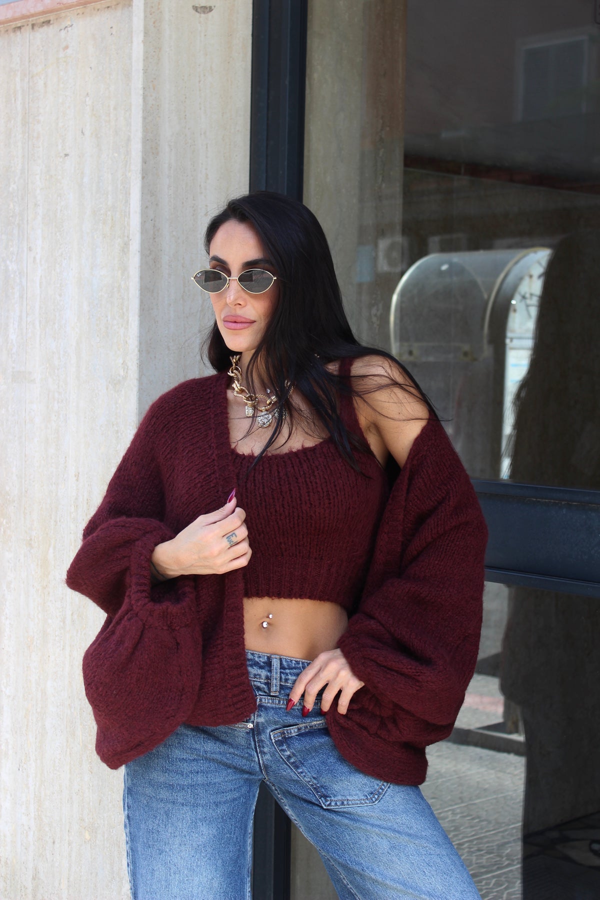 Set Top Cardigan Magnolia
