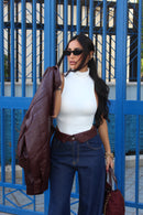 Jeans Bustino Burgundy Just West
