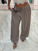 Pantalone Satin Con Elastico