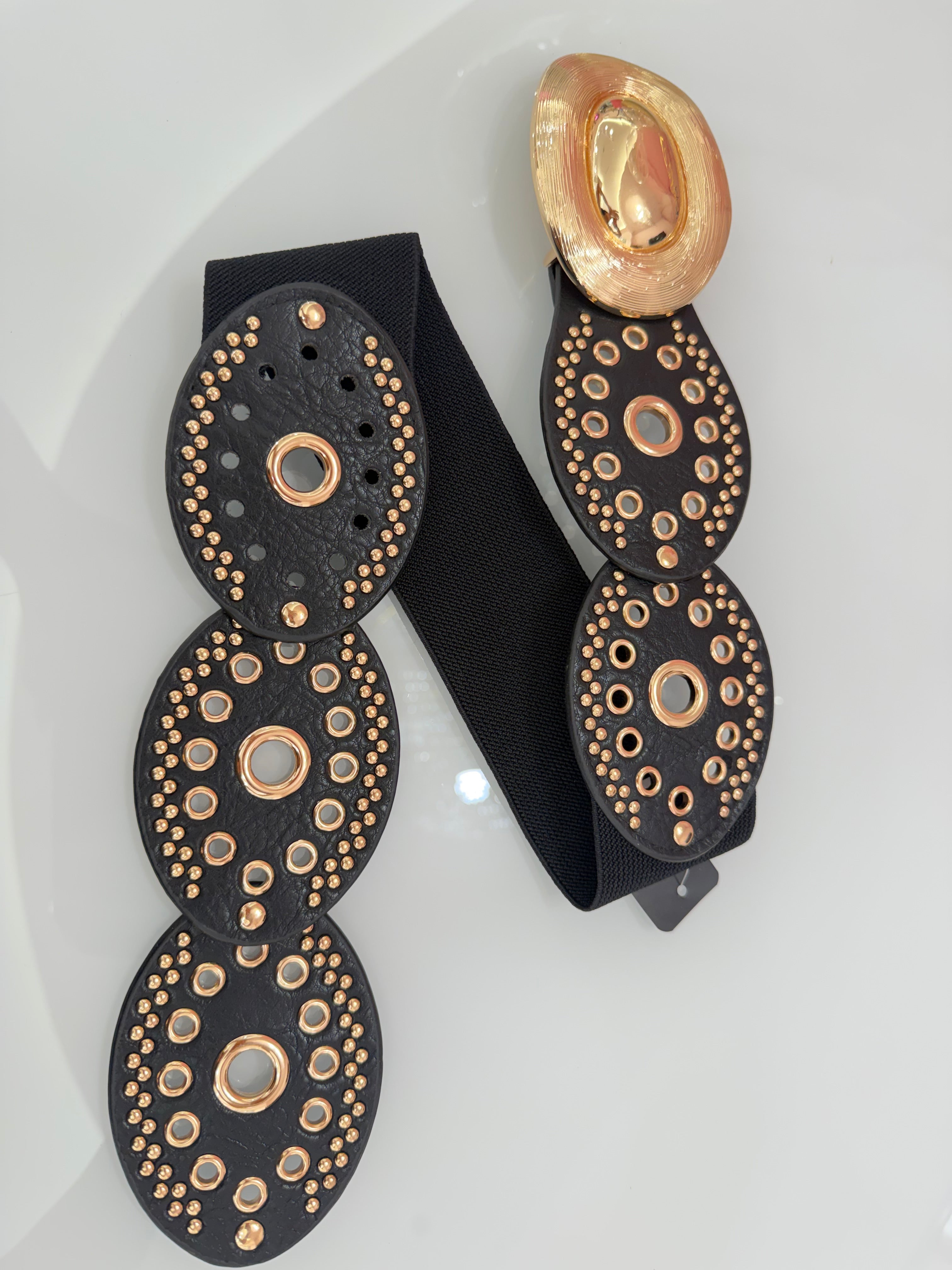 Cintura Con Fibbia Oro