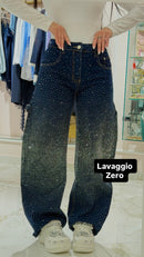 Jeans Curvy Balloon Strass