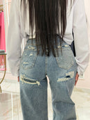 Jeans Rosita Tasca Argento