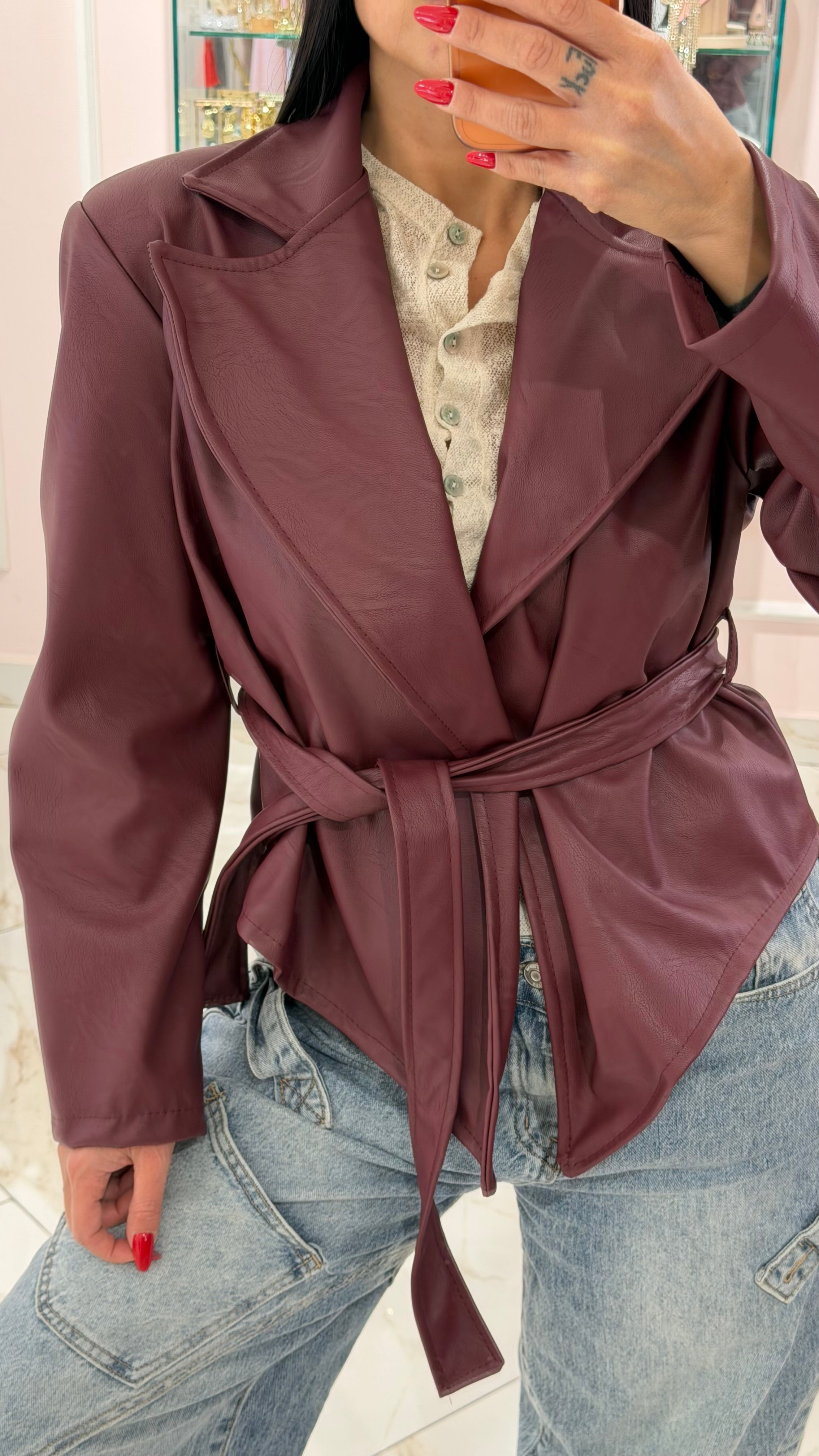 Giacca Ecopelle Lulu