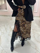 Gonna Animalier con Ricami