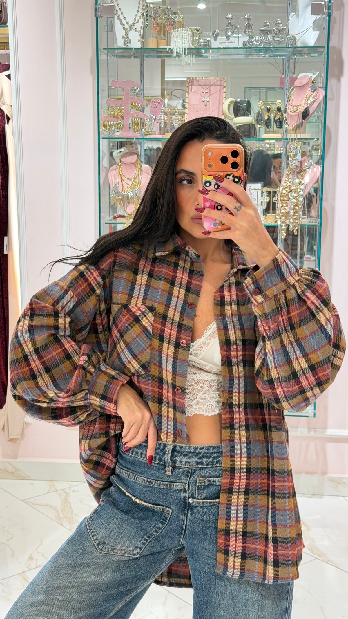 Camicia Over Quadri