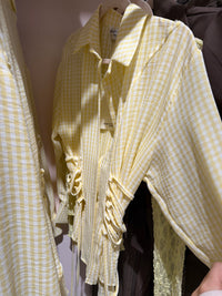 Camicione Stringhe Quadrettini