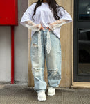 Balloon Chiaro con Ricami