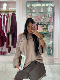 Shorts Ecopelle con Ricami