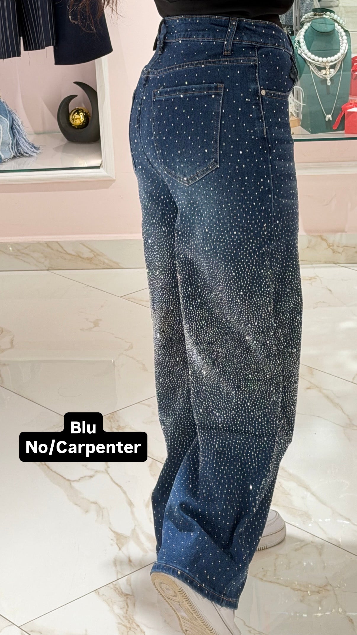 Jeans Curvy Balloon Strass