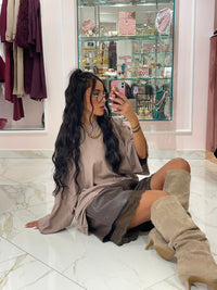 Shorts Ecopelle con Ricami