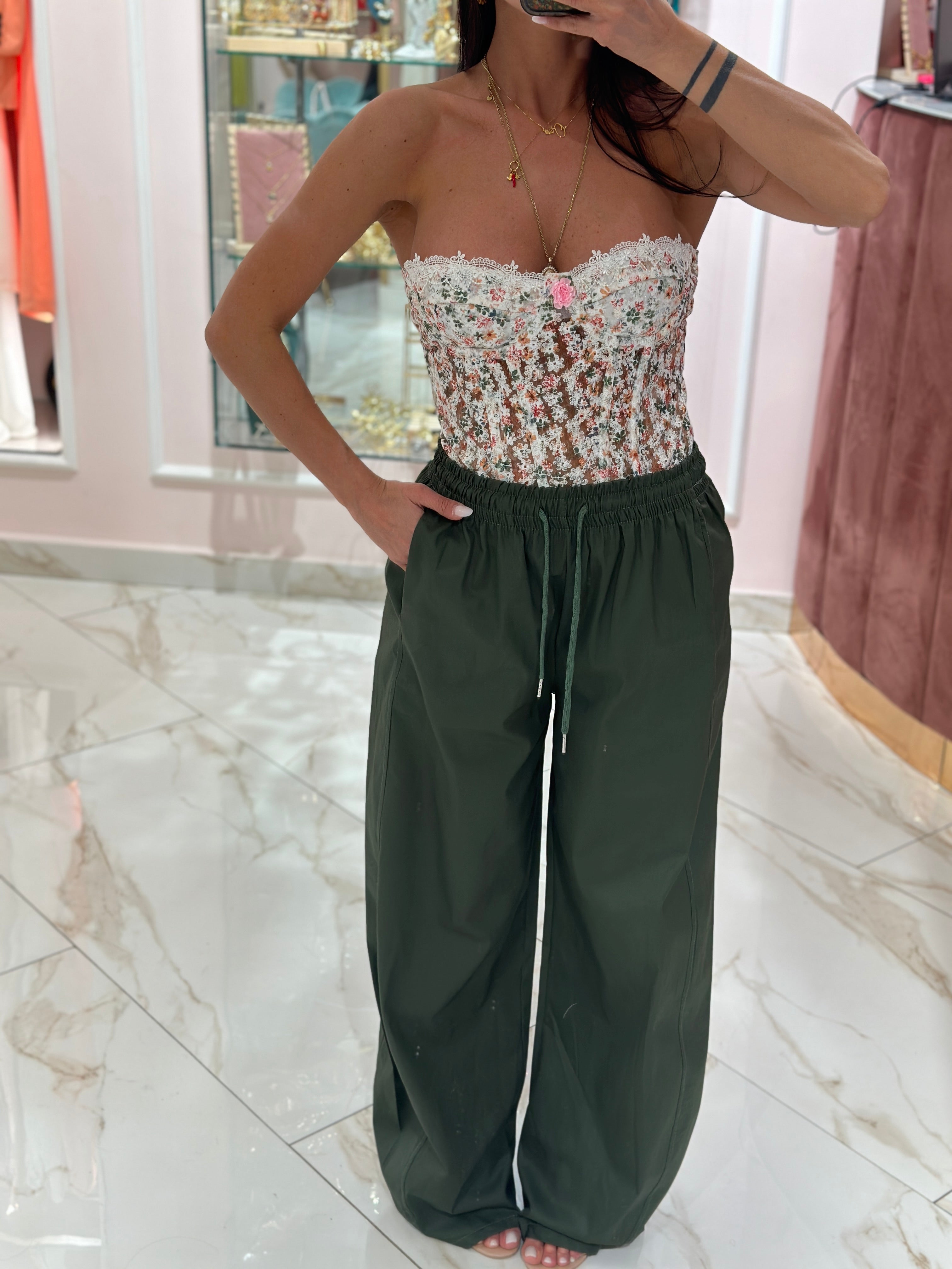 Pantalone Balloon in Cotone