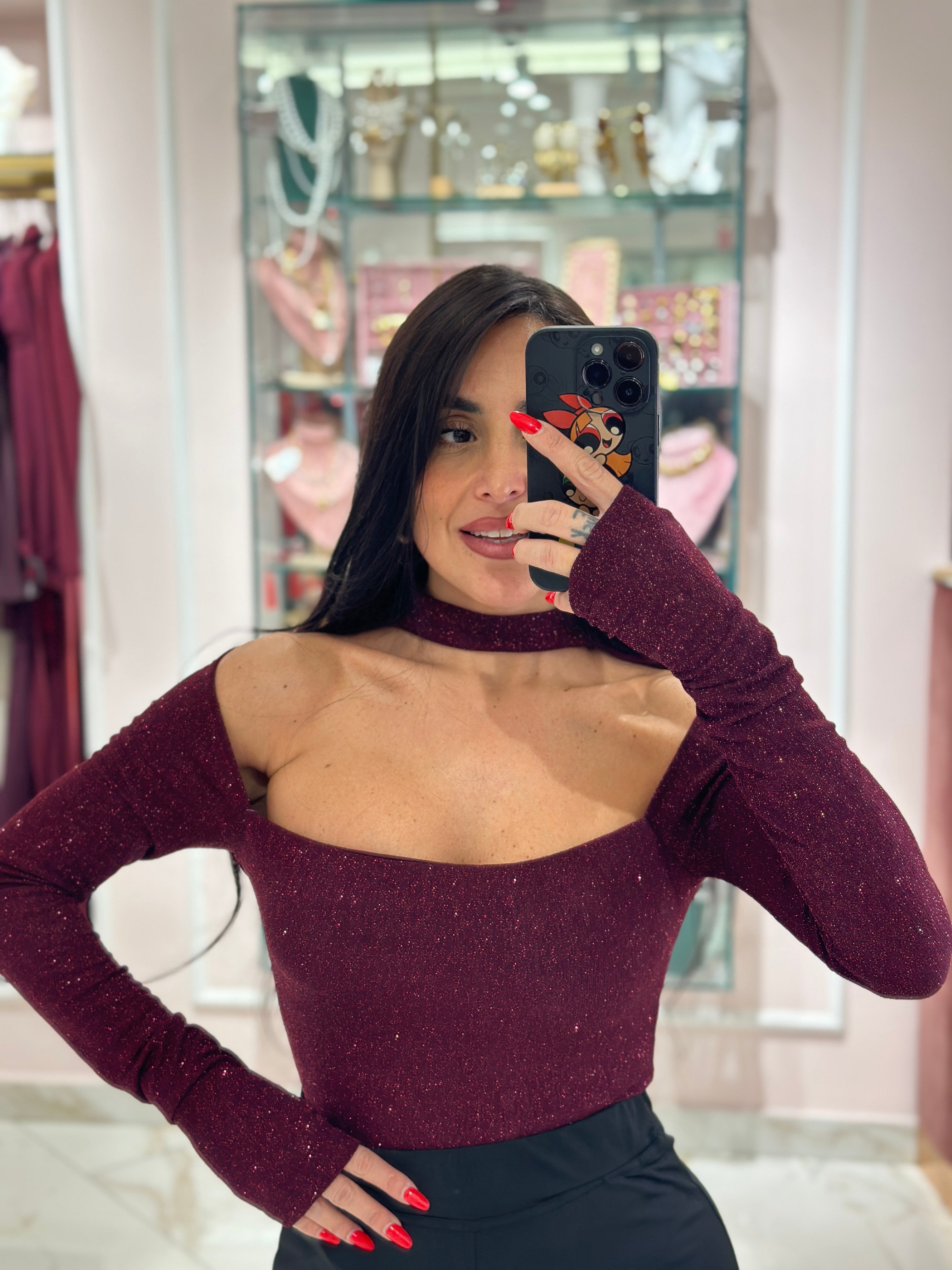 Body Lurex Collarino