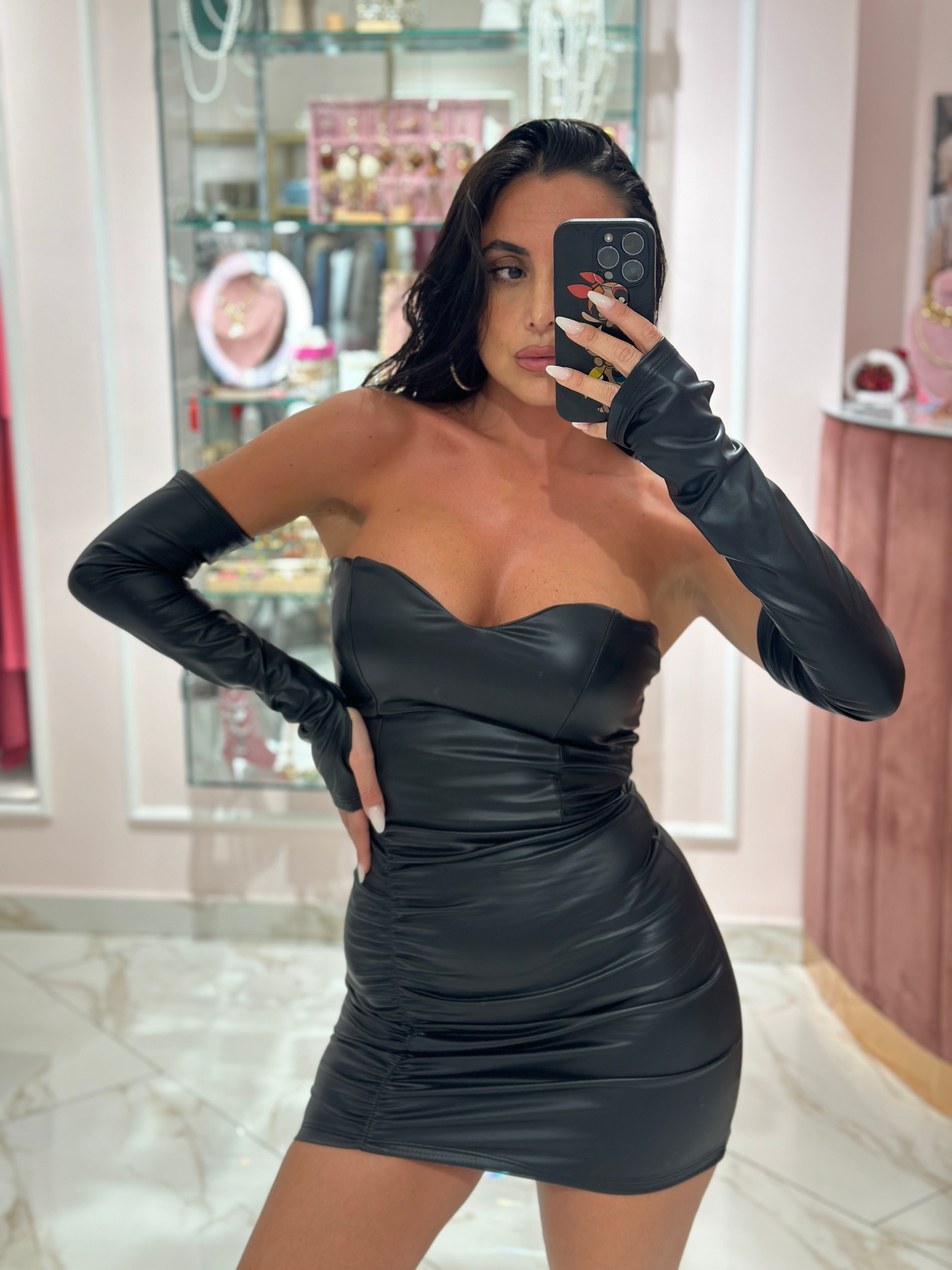 Abito Ecopelle Guanti