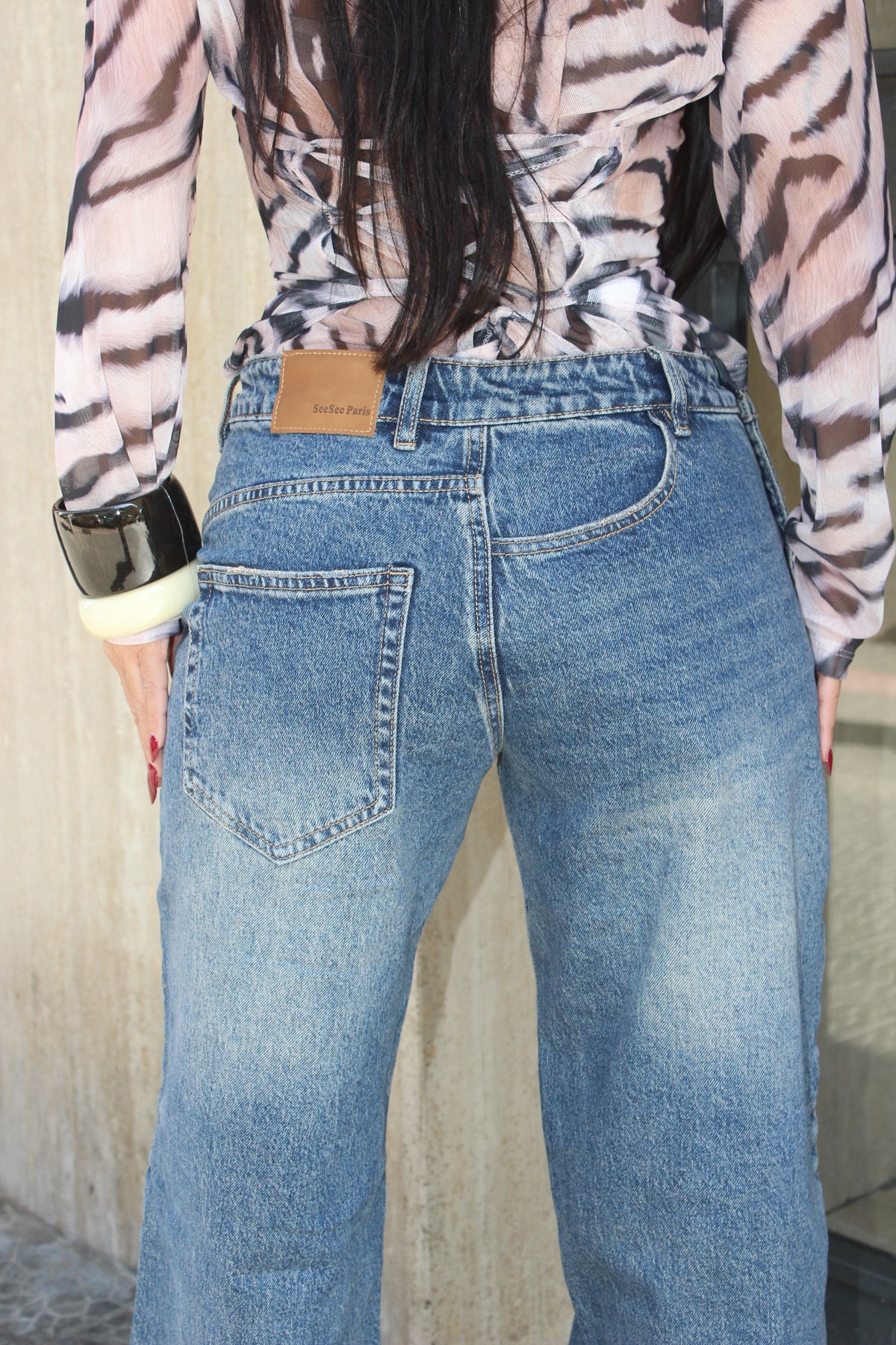Jeans Asimmetrico