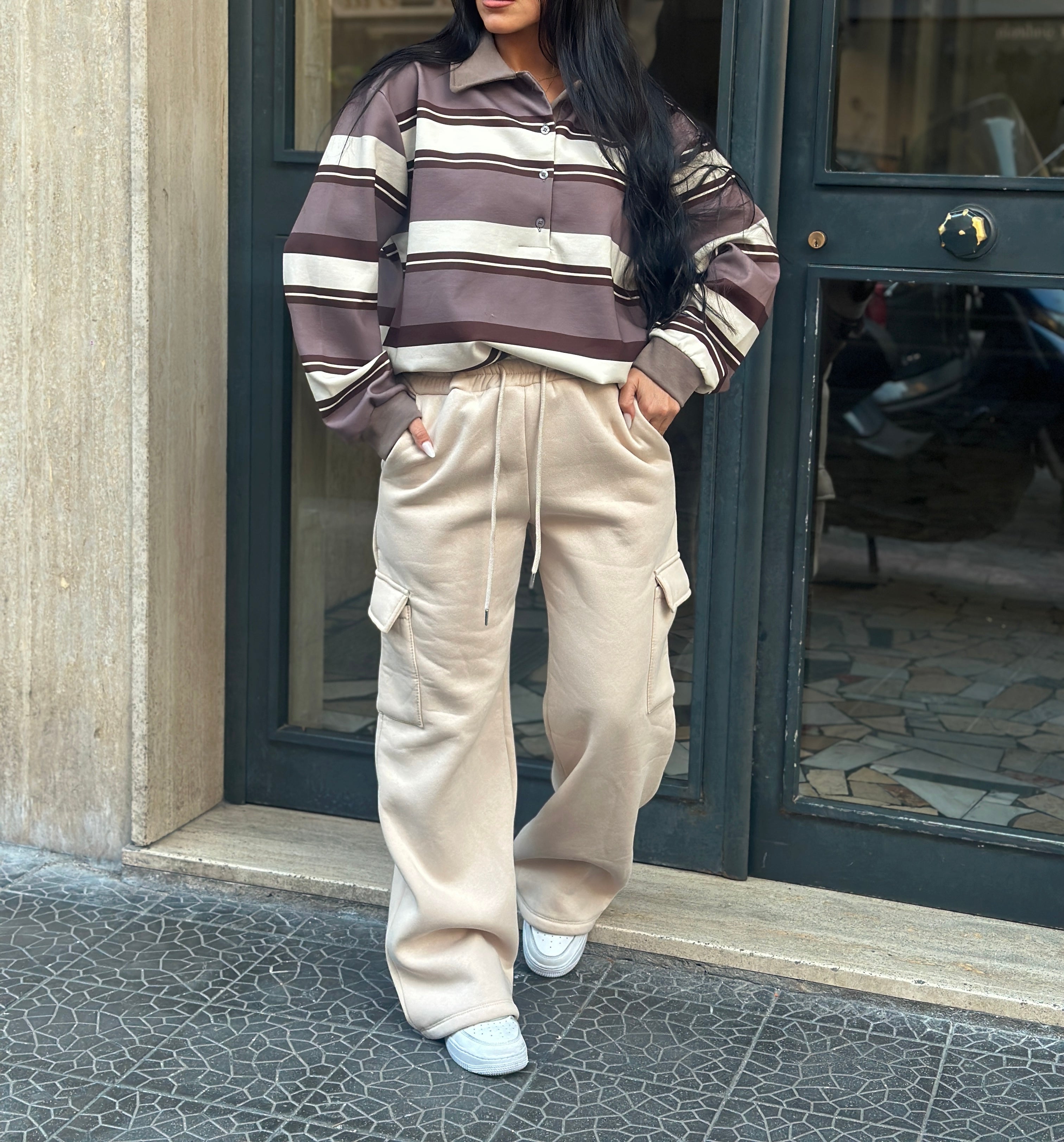 Pantaloni Tuta Cargo