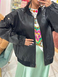 Giacca Bomber Ecopelle