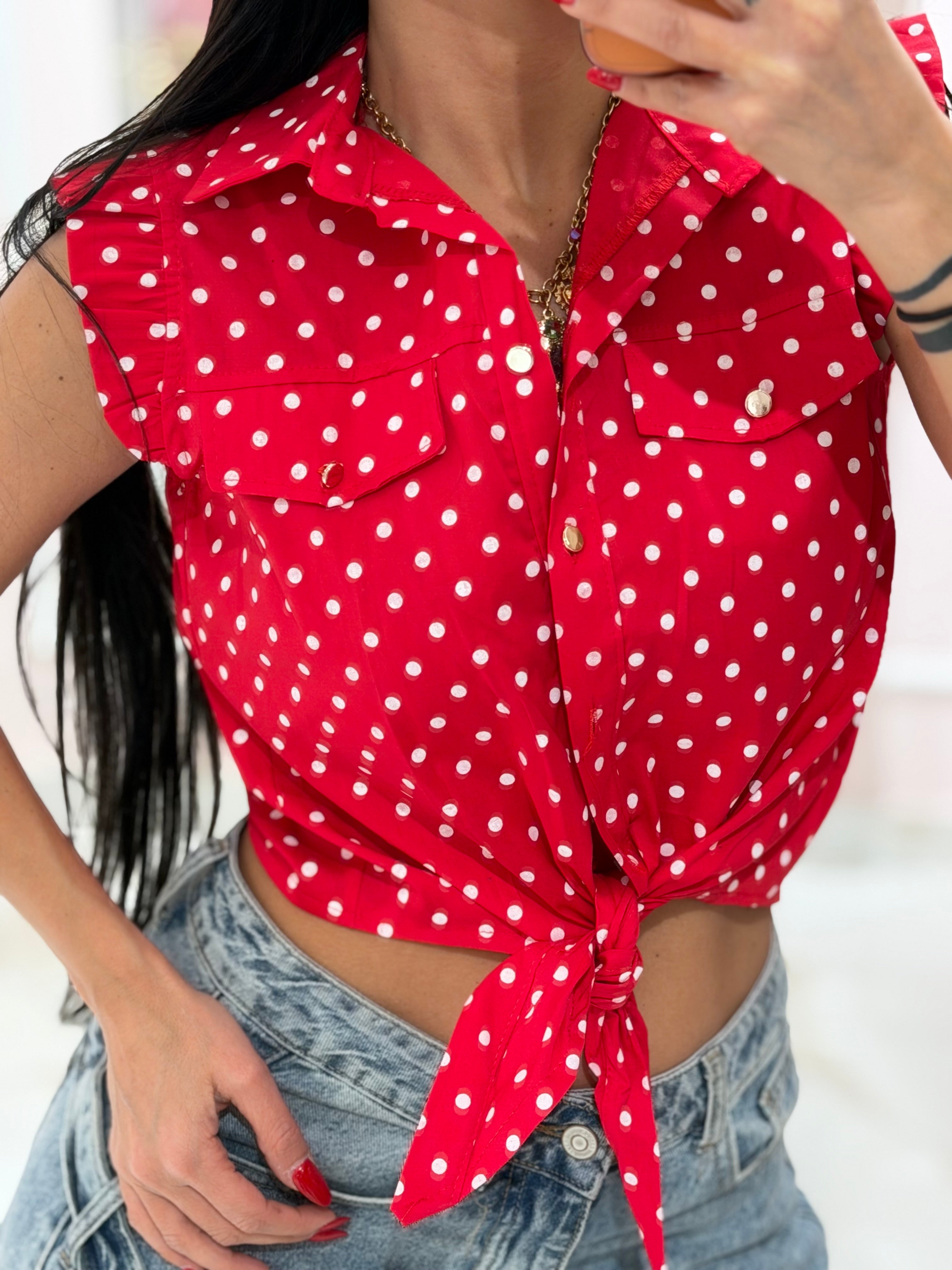 Camicia Nodo Pois