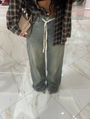 Jeans Palazzo Laccio