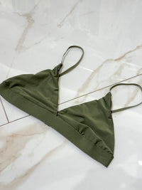 Top in Licra triangolo