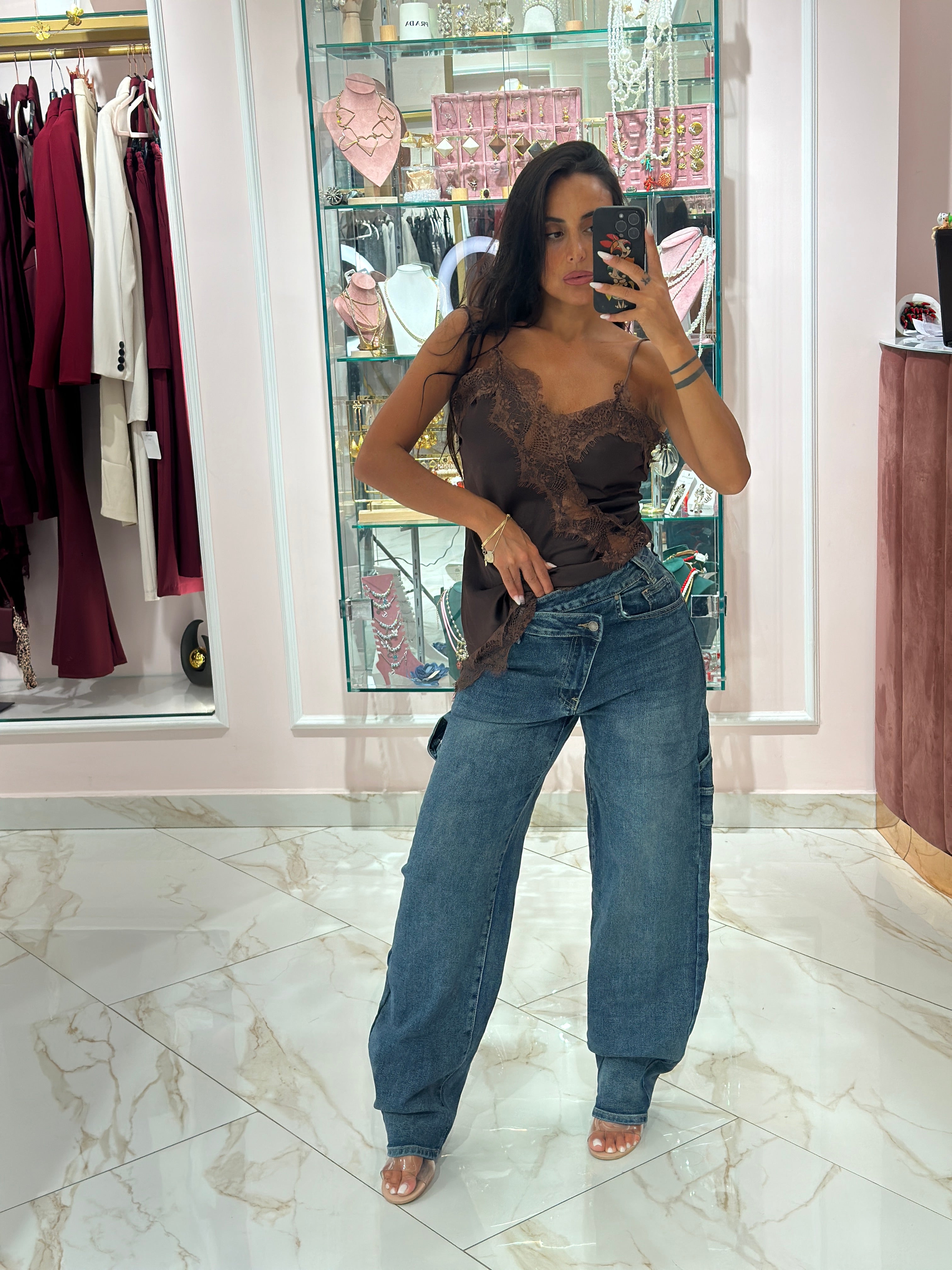 Jeans Balloon Bustino Incrocio