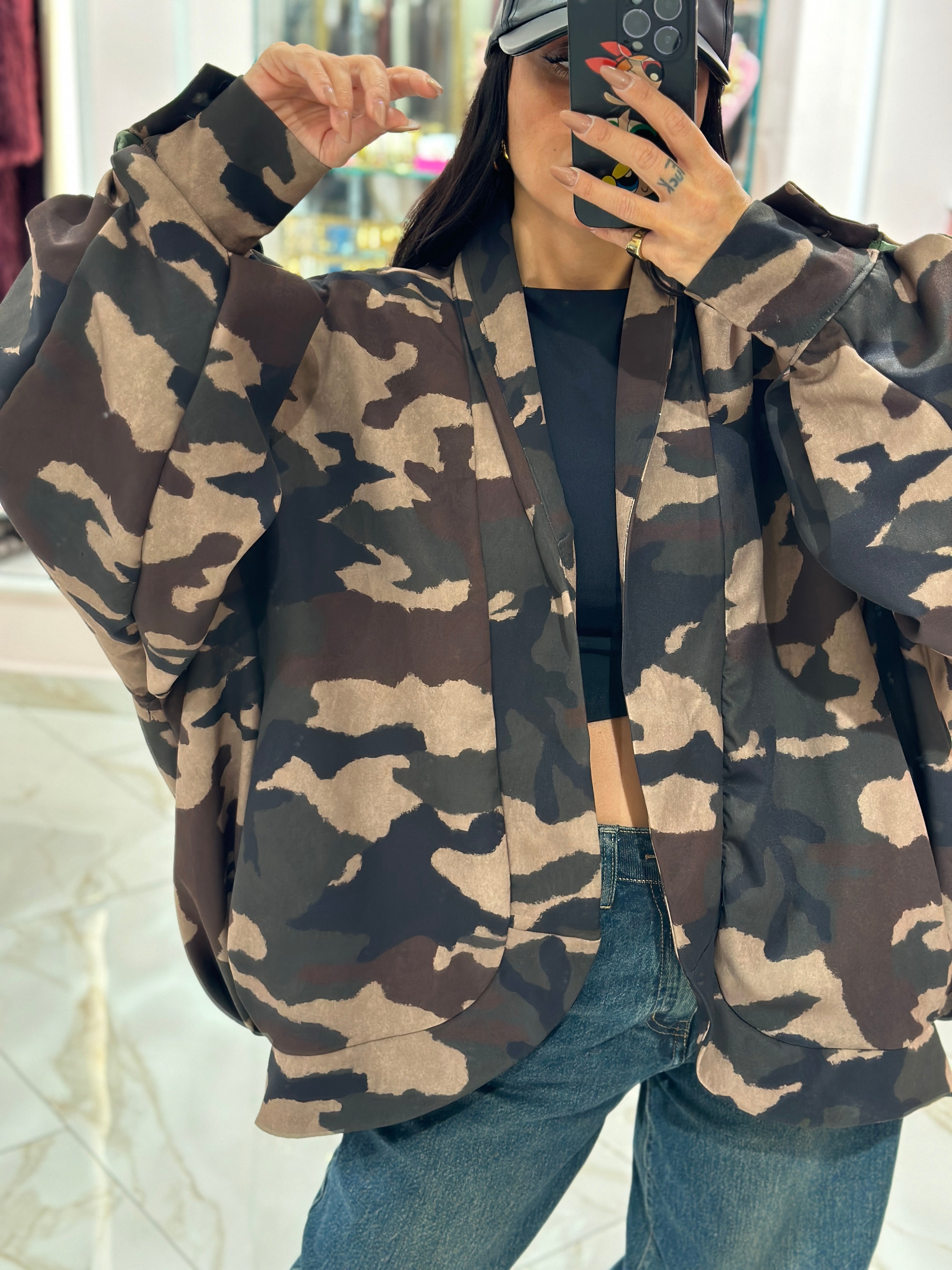 Giacca Bomber Mimentica