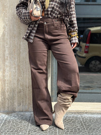 Jeans Brown Bustino Incrocio