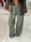 Jeans Palazzo Laccio