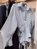 Camicione Stringhe Quadrettini