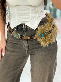 Jeans Wide leg Merida con Cintura