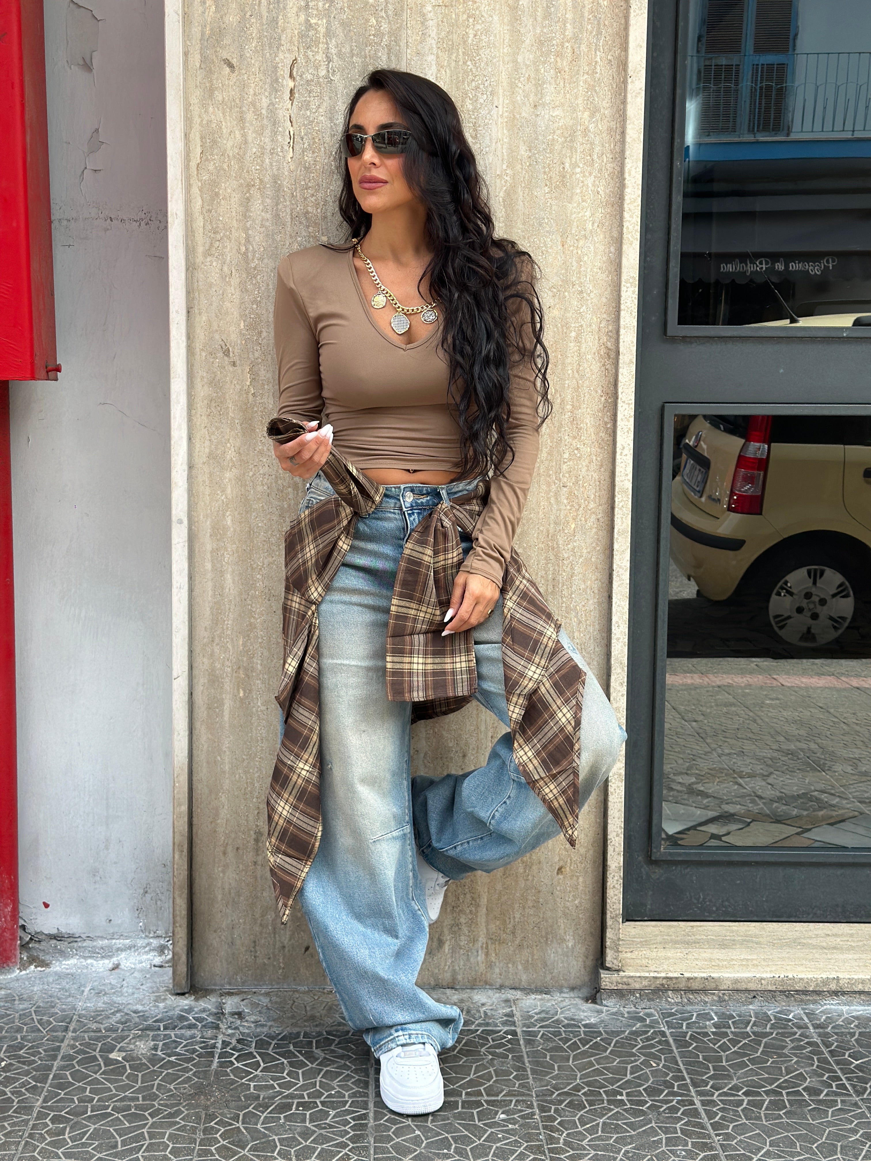Jeans Balloon Camicia Vita
