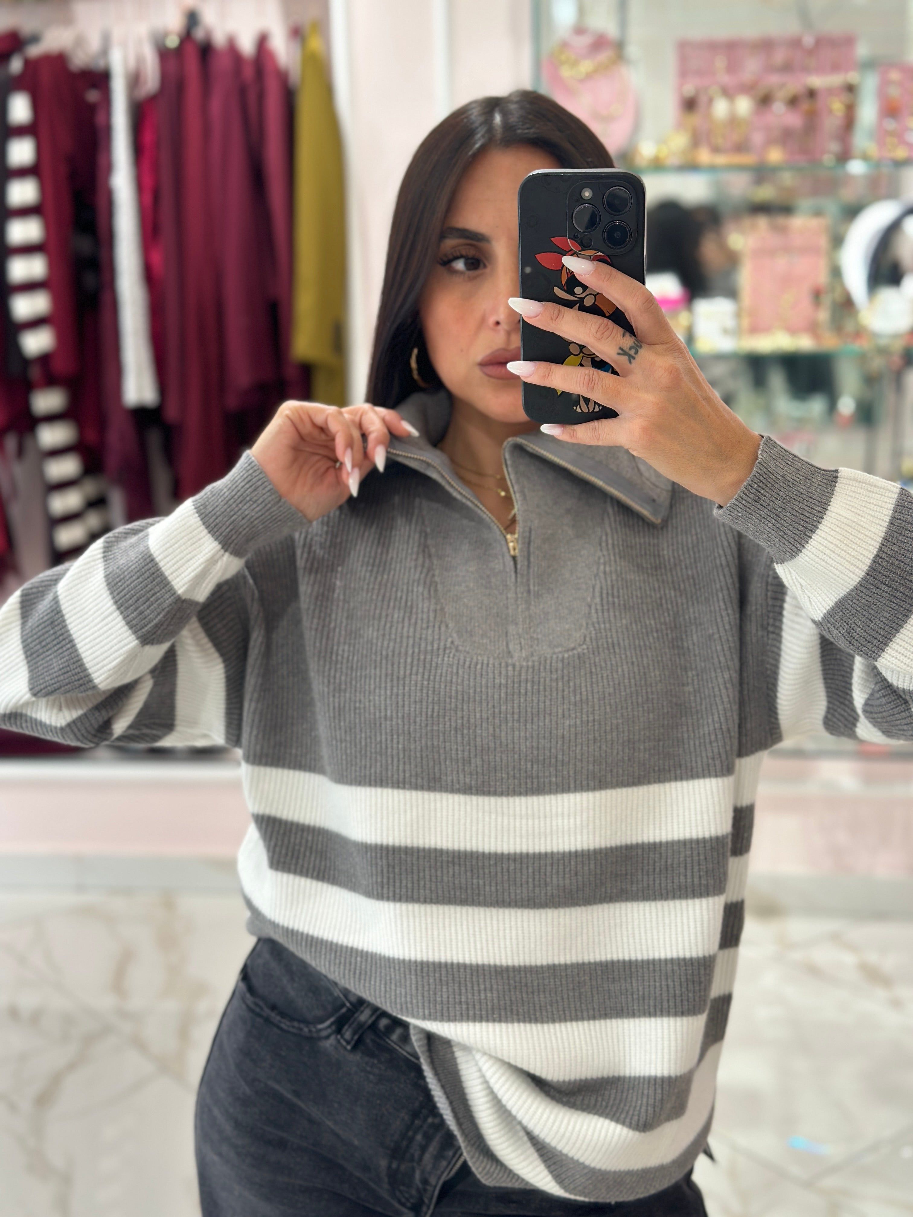 Maglioncino Evelyne Righe