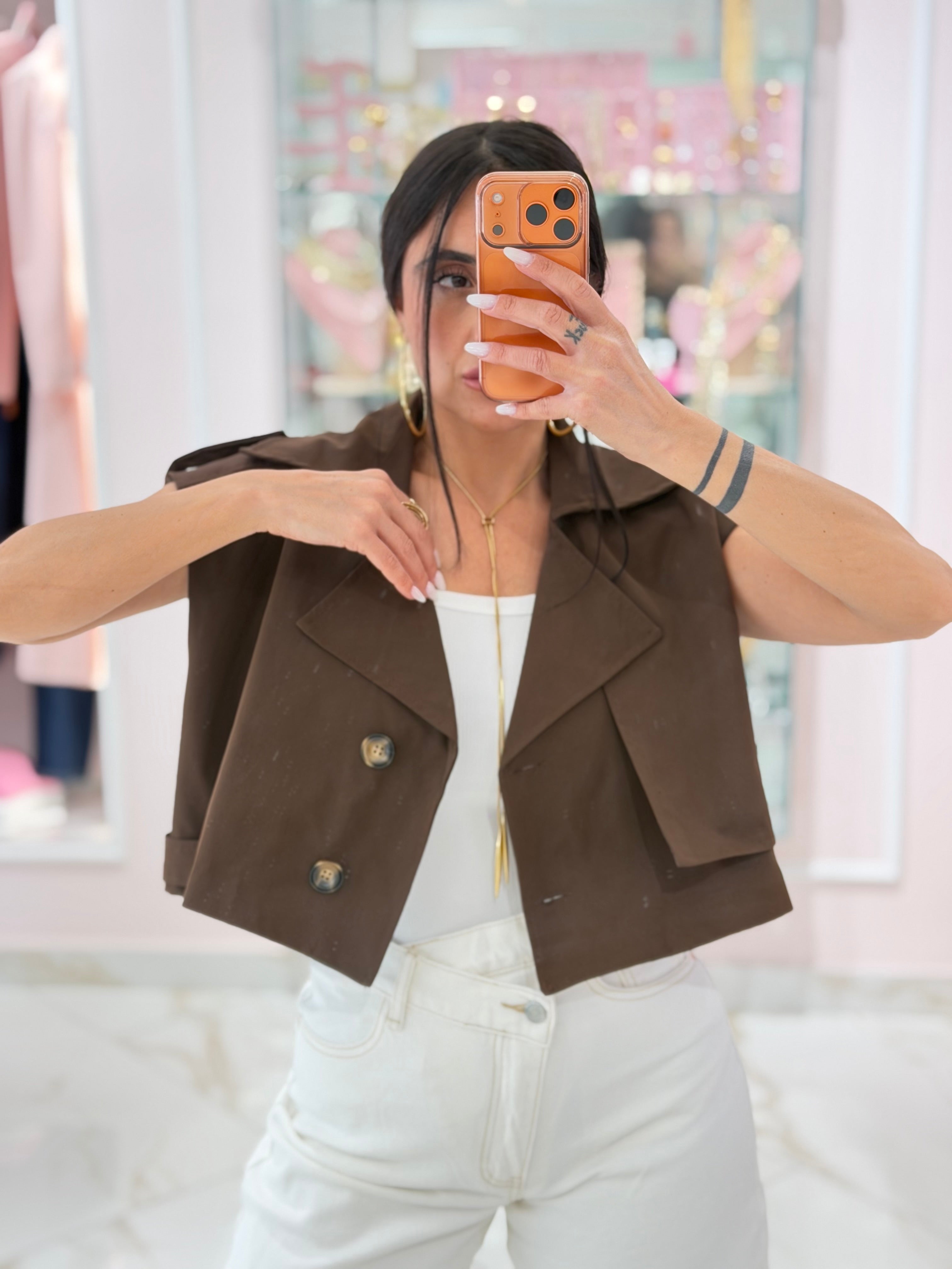 Mini Trench Smanicato